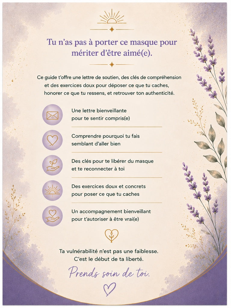 Lettre à toi qui fais semblant d’aller bien