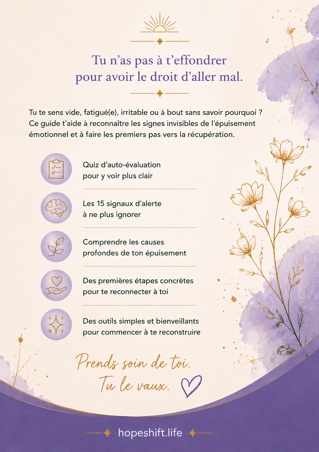 Es-tu émotionnellement épuisé(e) sans le savoir ?