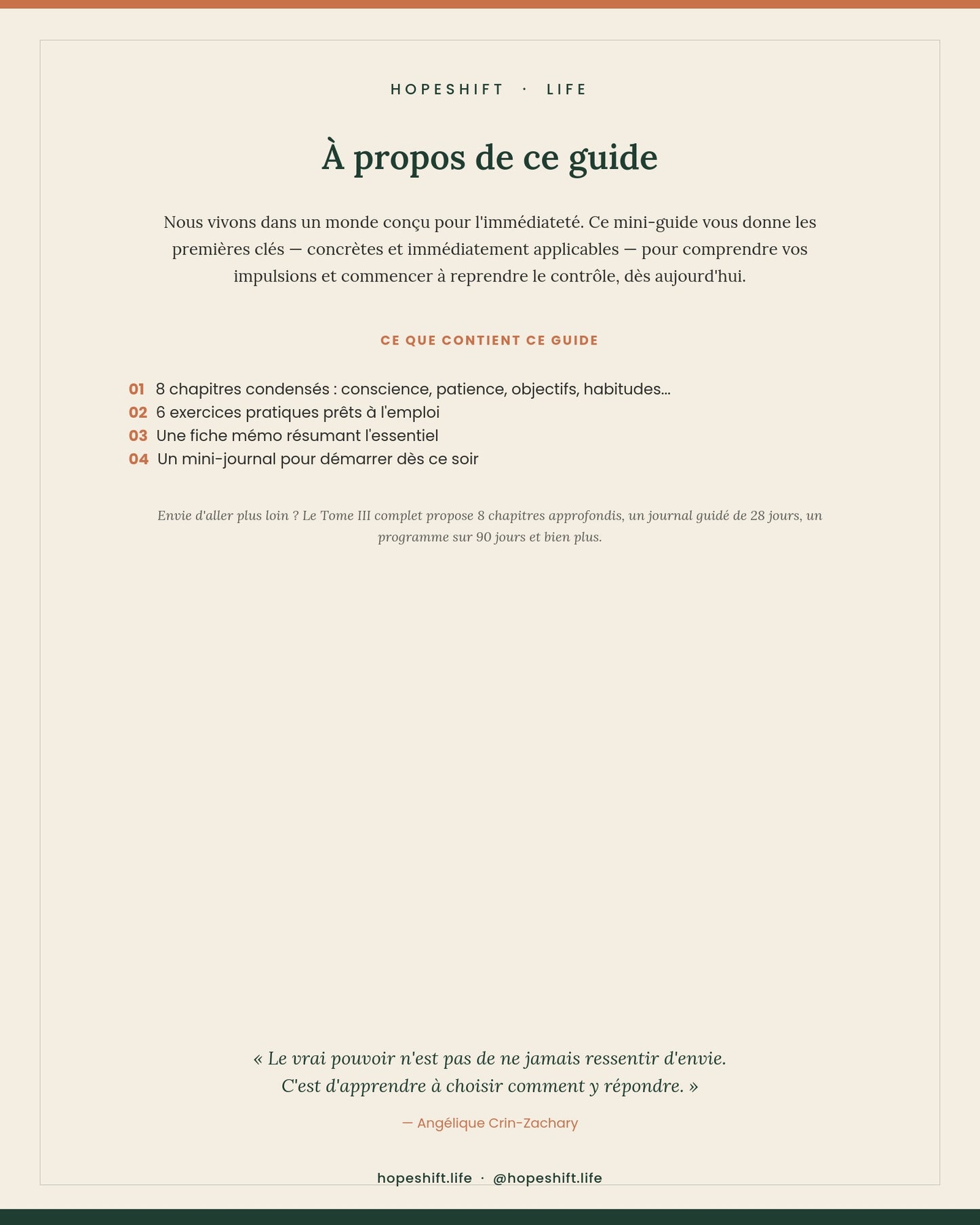 Gérer la satisfaction immédiate — Extrait découverte