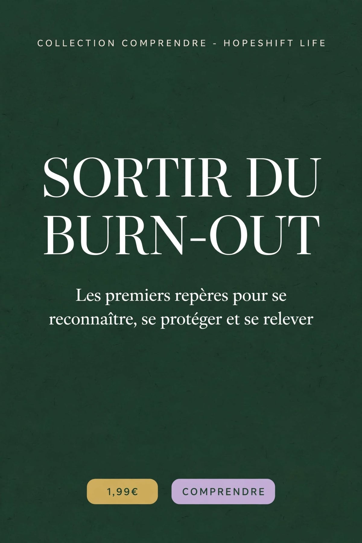 Sortir du Burn-out - Les premiers repères pour se reconnaître, se protéger et se relever