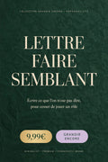Lettre Faire Semblant - Collection Grandir Encore